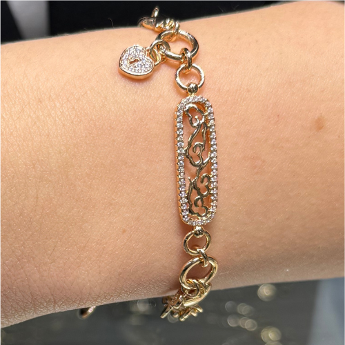 Mila Rose Gold Xuping Charmlı Bileklik
