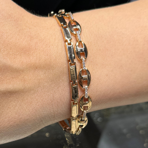 Mila Rose Gold 2 li Görünümlü Bileklik