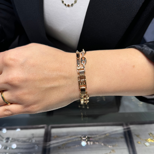 Mila Rose Gold 2 li Görünümlü Bileklik