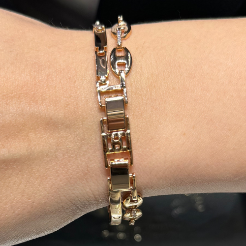 Mila Rose Gold 2 li Görünümlü Bileklik