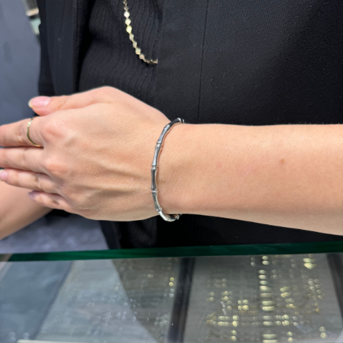 Mila Çelik Silver Rengi İnce Hafif Burgu Kelepçe