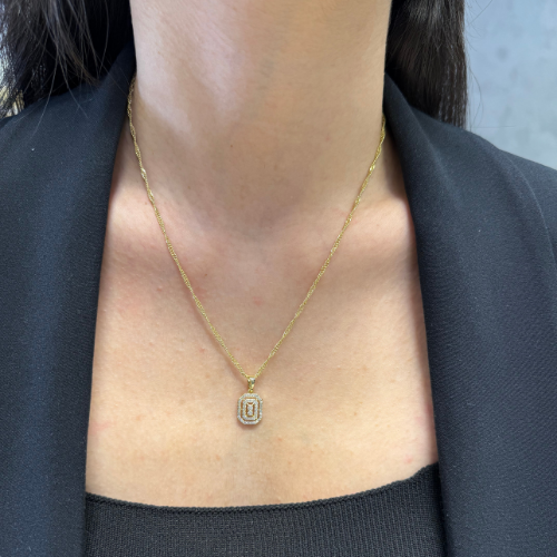 Mila 14 Ayar Rengi Xuping Bağet taşlı Kolye