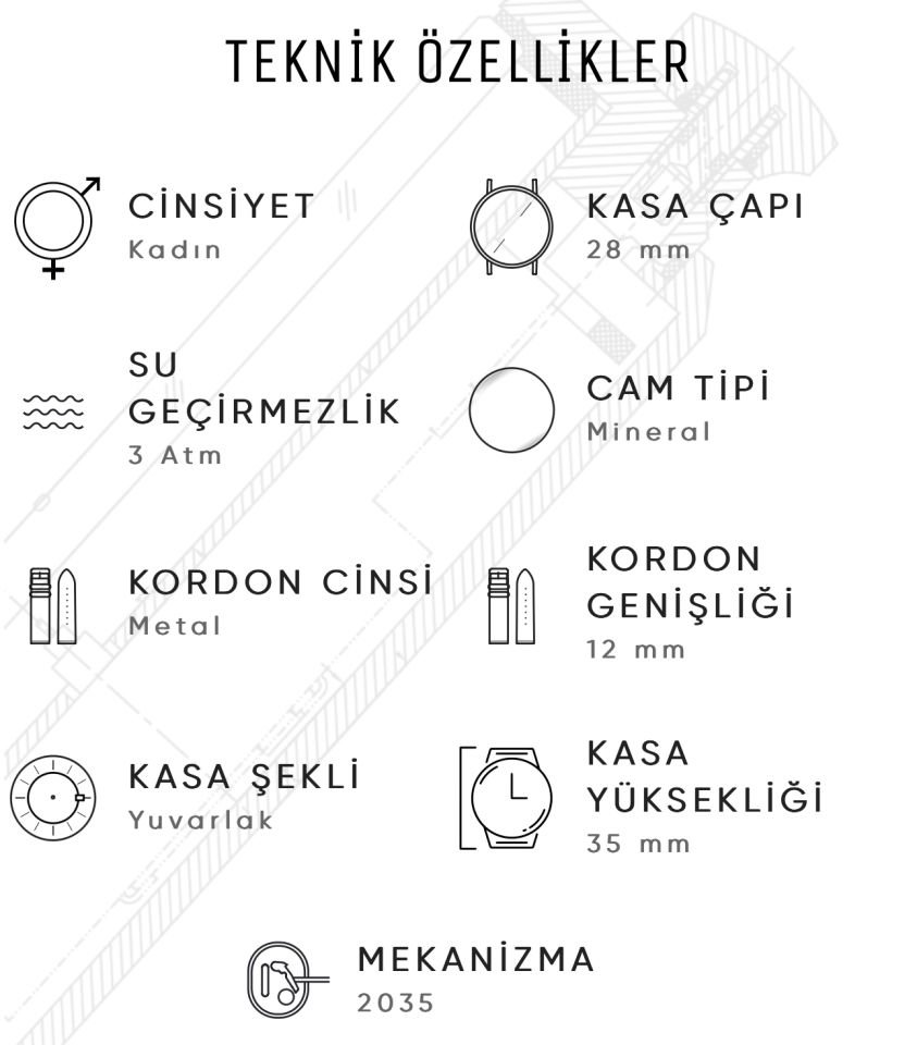Daniel Klein DK 107792 Kadın Kol Saati