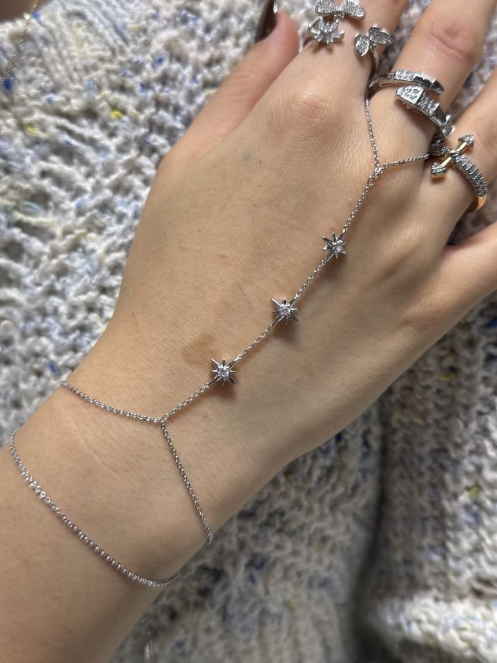 Mila Gümüş Rengi Kuzey Yıldızı Model Şahmeran