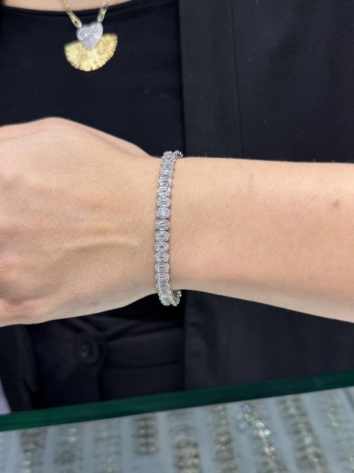 Mila Pırlanta Kilit Oval Montür 5 mm Baget Bileklik