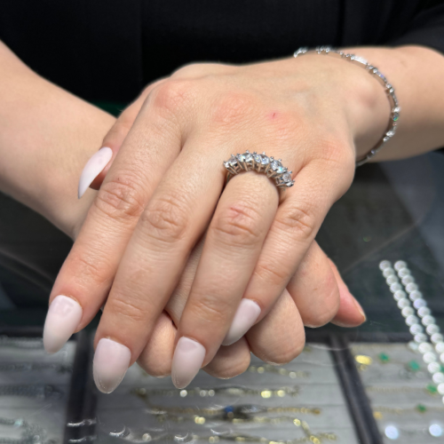 Mila Xuping Silver Renk Beştaş Yüzük