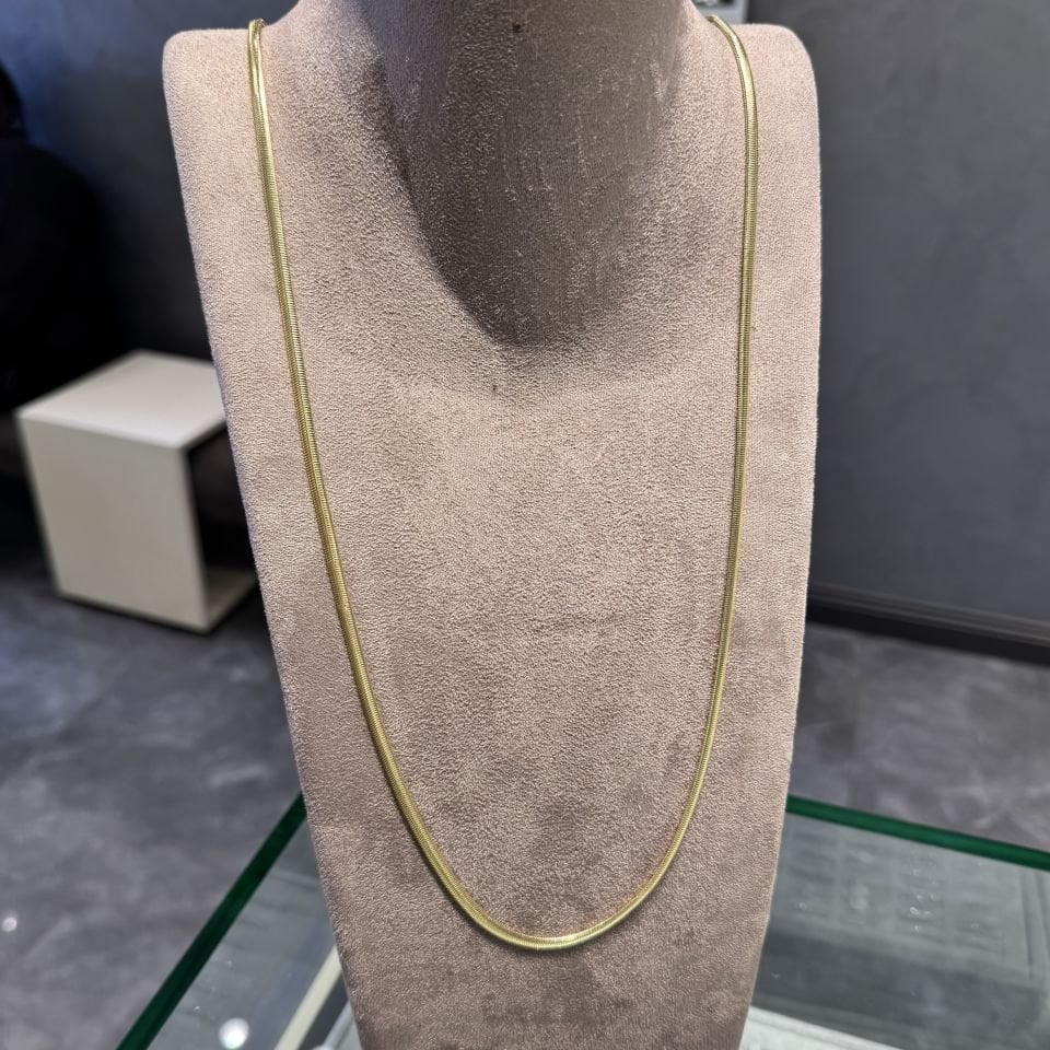 Mila 14 Ayar Rengi 90cm İtalyan Model Kolye