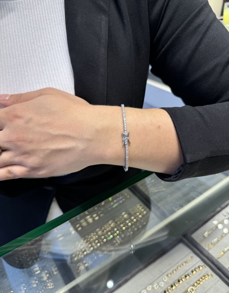 Mila Pırlanta Kilit Döküm 2.5 mm Su yolu Bileklik
