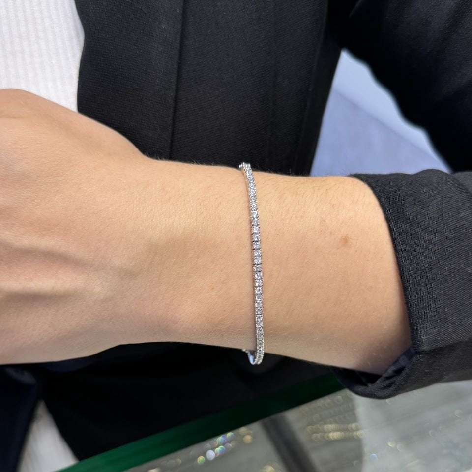 Mila Pırlanta Kilit Döküm 2.5 mm Su yolu Bileklik
